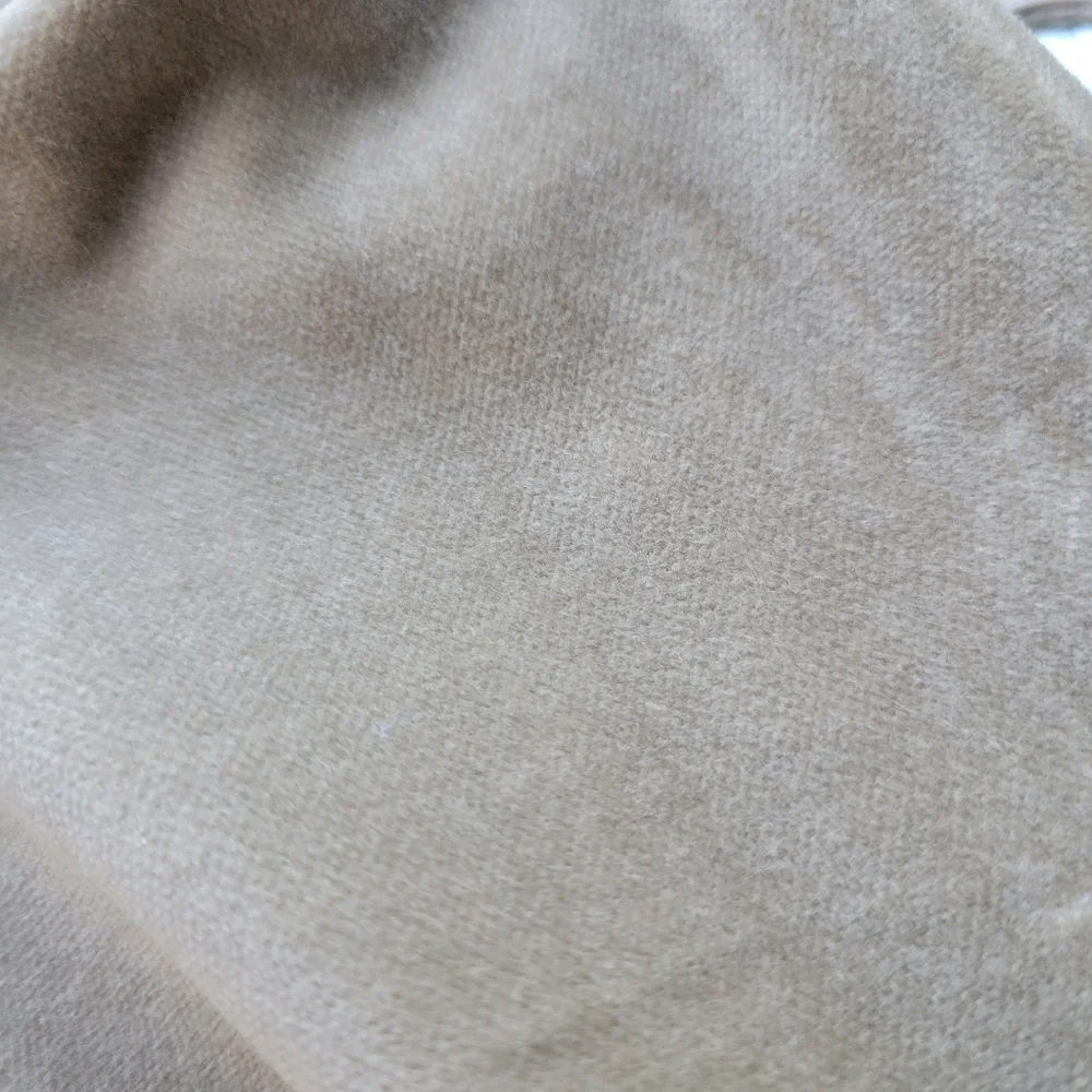 New Sanela velvet lumbar pillow cover tan beige Ikea